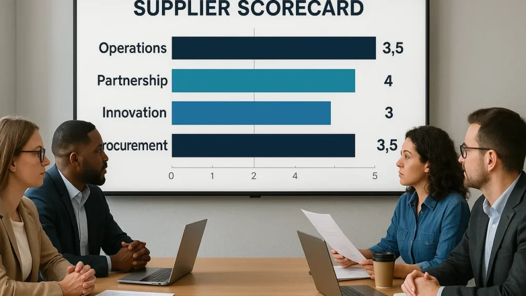 supplier scorecard template